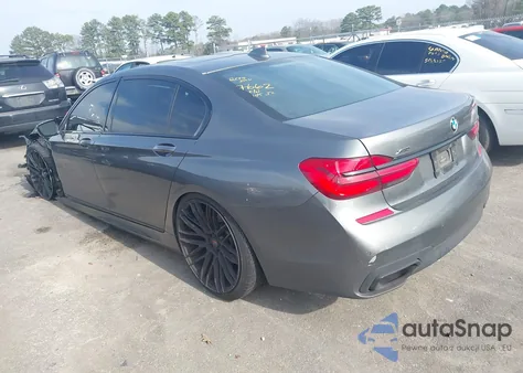 2016 BMW 750I xDrive from USA, damaged, VIN WBA7F2C55GG417662